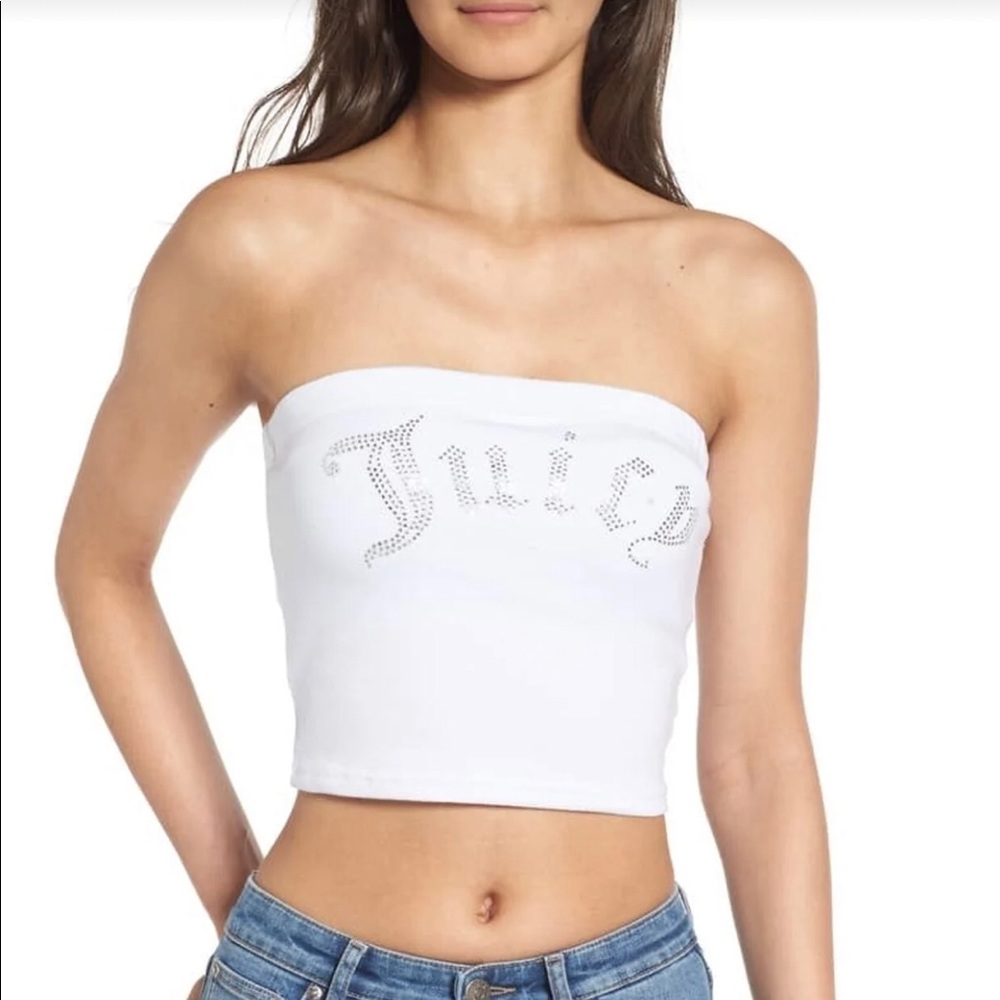 ❌🚫SOLD🚫❌Juicy Couture Crystal Tube Top
